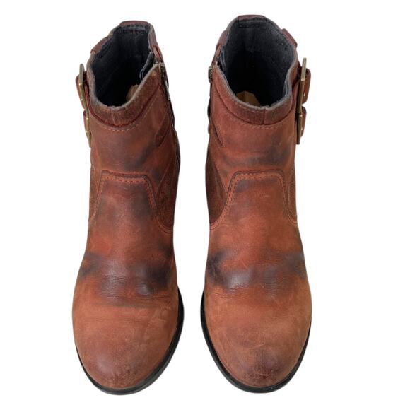 SOREL Lolla Leather Ankle Boots in Brown Women’s 7 - Picture 9 of 12